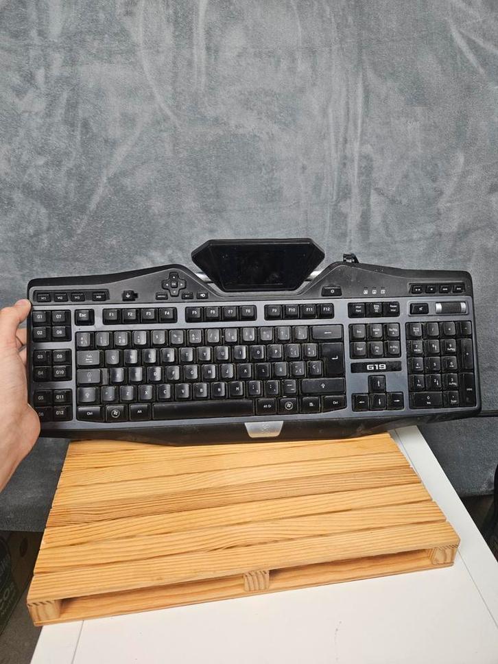 Logitech Toetsenbord G19 QWERTY Zwart USB Gaming, Computers en Software, Toetsenborden, Zo goed als nieuw, Qwerty, Bedraad, Gaming toetsenbord