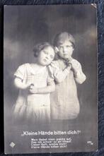 Kleine Handen bitten dich! Kinderen biddend tot God, Verzamelen, Verzenden, Voor 1920, Gelopen, Kinderen