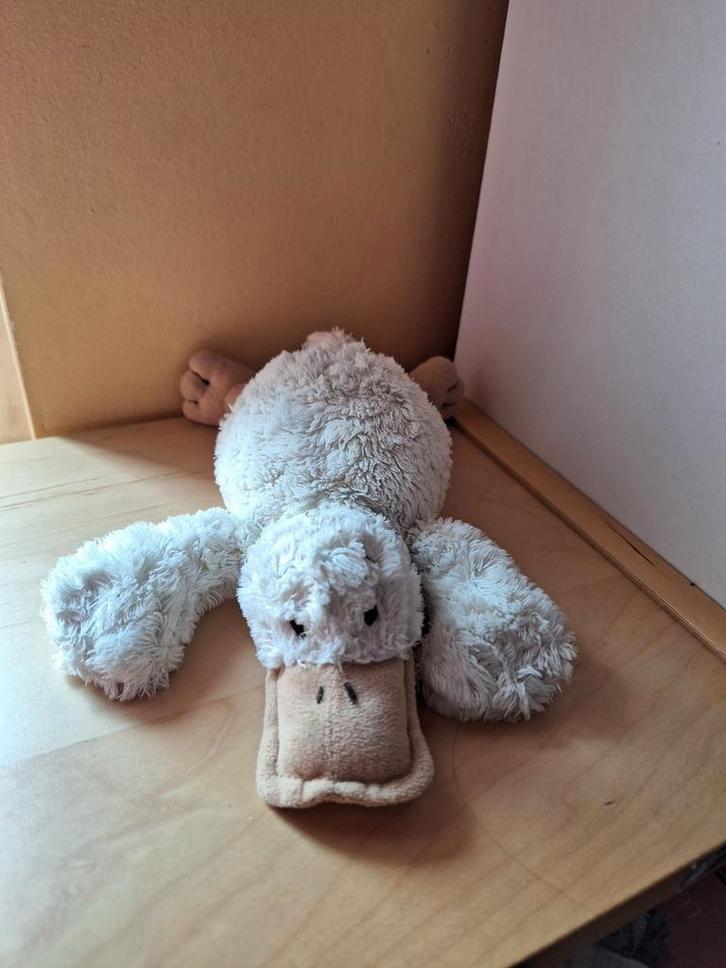Anna Club plush witte eend wit eendje knuffel, Kinderen en Baby's, Speelgoed | Knuffels en Pluche, Zo goed als nieuw, Eend, Ophalen of Verzenden