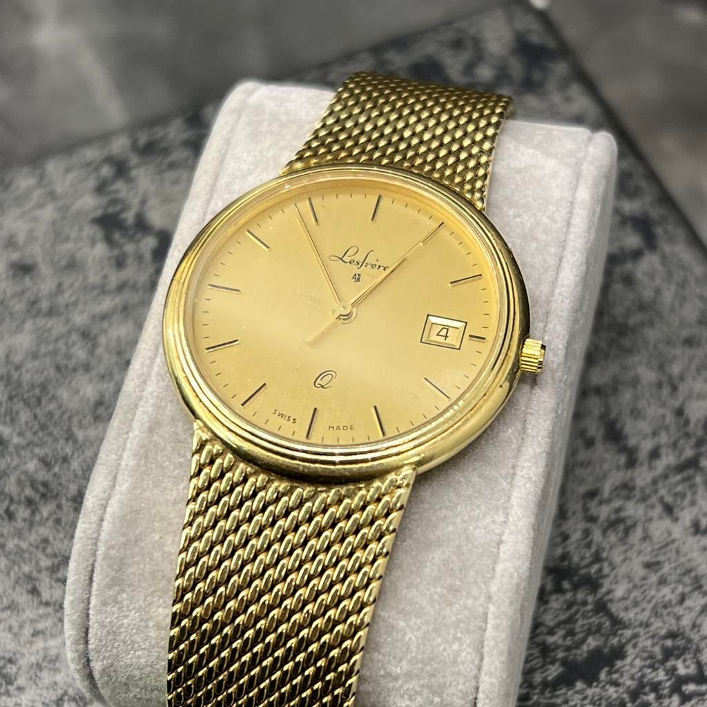 Gouden horloge 14 karaat goud prachtig antiek model, Ophalen of Verzenden, Zo goed als nieuw, Goud