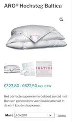 Donzen eenpersoons dekbed, Huis en Inrichting, Slaapkamer | Beddengoed, Eenpersoons, Wit, Ophalen of Verzenden, Deken of Dekbed