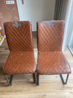 2 eetkamer stoelen, Huis en Inrichting, Ophalen, Gebruikt, Bruin, Vijf, Zes of meer stoelen