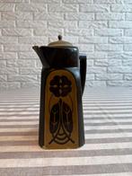 Vintage keramische theepot/koffiepot - Beschadigd, Huis en Inrichting, Ophalen of Verzenden, Gebruikt