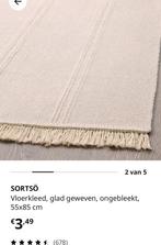Ikea sortsö vloerkleed, Huis en Inrichting, Stoffering | Tapijten en Kleden, Ophalen, 50 tot 100 cm, Crème, Scandinavisch