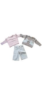 Superlieve set met rib broekj, sweater en trui, maat 68, Meisje, Ophalen of Verzenden, Zo goed als nieuw, Setje