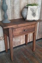 Mooie landelijke sidetable, Huis en Inrichting, Ophalen, 100 tot 150 cm, Zo goed als nieuw, 25 tot 50 cm