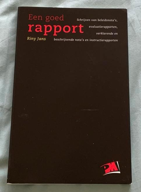 R. Jans - Een goed rapport, Boeken, Wetenschap, Zo goed als nieuw, Overige wetenschappen, Ophalen of Verzenden