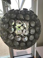 Hanglamp bol van rvs, Huis en Inrichting, Lampen | Hanglampen, Ophalen of Verzenden, Zo goed als nieuw, Minder dan 50 cm