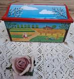 Blik 4 jaargetijden , De Beukelaer, Verzamelen, Blikken, Ophalen of Verzenden, Gebruikt, Koek(jes), Overige merken