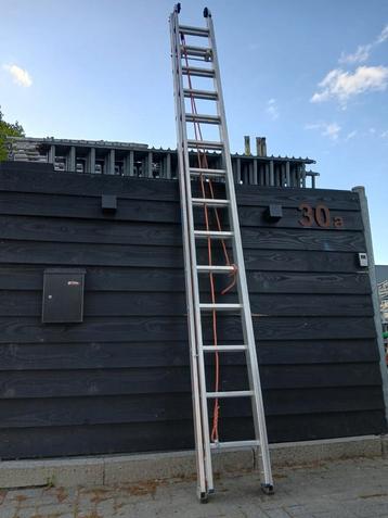 Hymer touwoptrekladder ladder aluminium 2x16 sporten beschikbaar voor biedingen