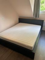 Ikea bed, Wit, Tweepersoons, Ophalen of Verzenden, Zo goed als nieuw