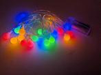 Kleurrijke Kerstverlichting - Bolletjes, Huis en Inrichting, Lampen | Hanglampen, Kunststof, Ophalen of Verzenden, Zo goed als nieuw
