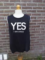 Mooie zwarte Dames Top Maat: L, Zwart, Maat 42/44 (L), Ophalen of Verzenden, Zo goed als nieuw