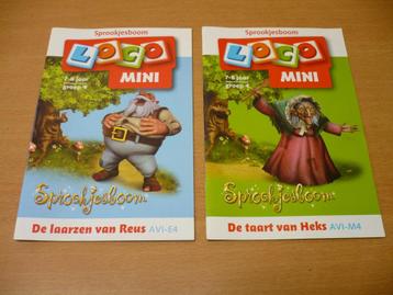 Mini loco boekjes: 2x Buurman & Buurman + 2x Sprookjesboom. beschikbaar voor biedingen