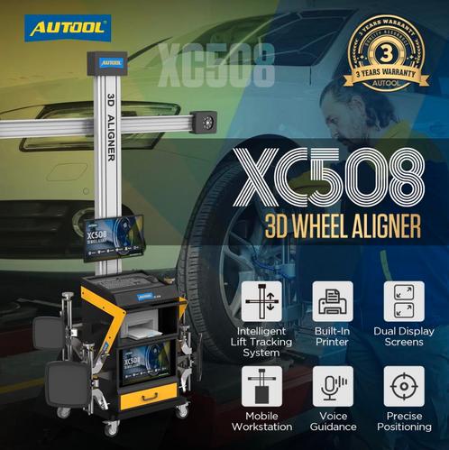 AUTOOL XC508 3D Wieluitlijnmachine-Bandenuitlijnsysteem, Auto diversen, Onderhoudsmiddelen, Ophalen of Verzenden