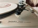 Technics SL-1200MK2 & SL-1210MK5 Set + Flightcase, Gebruikt, Pitch-regelaar, Ophalen of Verzenden, Platenspeler