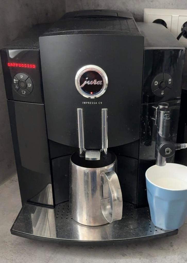 Jura Impressa C9 One Touch DEFECT, Witgoed en Apparatuur, Koffiezetapparaten, Niet werkend, Koffiebonen, Espresso apparaat, Ophalen