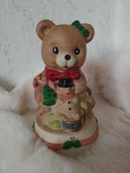 kerstbeer muziekdoosje vintage, Diversen, Kerst, Ophalen of Verzenden, Zo goed als nieuw