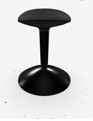 Ikea Nilserik Kruk Zwart - Verstelbaar, Zo Goed Als Nieuw!, Huis en Inrichting, Barkrukken, Zo goed als nieuw, 60 tot 90 cm, 1 kruk