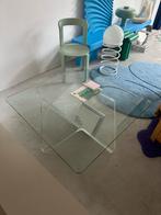Vintage Salontafel Glas & Plexiglas Onderstel, Ophalen, Vintage