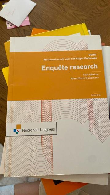K.A.R. Markus - Enquete research beschikbaar voor biedingen