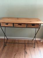 Leuke side table met lades, Huis en Inrichting, Tafels | Sidetables, Ophalen, Gebruikt, 100 tot 150 cm, 25 tot 50 cm