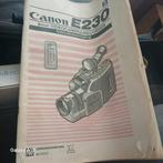 Canon E230 8mm Videocamera, Ophalen, 8mm, Camera