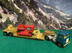 Matchbox truck met oplegger, Hobby en Vrije tijd, Modelauto's | 1:50, Gebruikt, Matchbox, Ophalen of Verzenden, Bus of Vrachtwagen