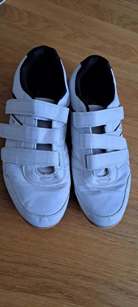 Witte gymschoenen klittenband maat 46, Sport en Fitness, Overige merken, L00, Schoenen, Ophalen of Verzenden