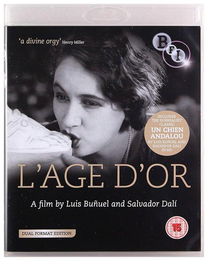 L'Age d'Or + Un Chien Andalou (Blu-ray+DVD), Cd's en Dvd's, Blu-ray, Zo goed als nieuw, Verzenden