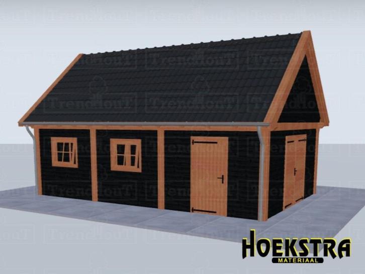 Complete Douglas schuur 10x5mtr! ACTIE! Compleet €11.950,, Tuin en Terras, Tuinhuizen, Nieuw, Schuur, Hout, Ophalen