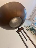 Vloerlamp   koper  met dimmer, Ophalen, Gebruikt