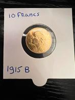 Gouden 10 francs 1915 B Vreneli Zwitserland goud, Postzegels en Munten, Edelmetalen en Baren, Goud, Ophalen of Verzenden
