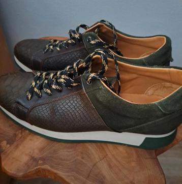 Jac Hensen. Prachtige sportieve leren sneakers maat 44. beschikbaar voor biedingen