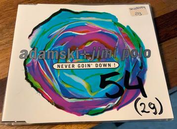 CD SINGLE ADAMSKI + JIMI POLO NEVER GOIN’ DOWN 1991 MCA EU beschikbaar voor biedingen