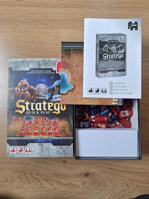 Spel: Stratego Quick Play, Hobby en Vrije tijd, Gezelschapsspellen | Bordspellen, Zo goed als nieuw, Een of twee spelers, Ophalen of Verzenden