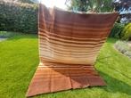 Gestreepte zuiver scheerwollen deken, 2 persoons., Huis en Inrichting, Woonaccessoires | Plaids en Woondekens, Ophalen of Verzenden