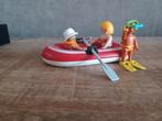 Playmobil moeder met kids in roeiboot, Ophalen of Verzenden, Zo goed als nieuw, Complete set