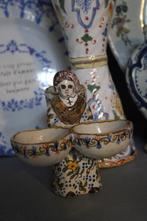 Antiek frans aardewerk zoutvat 18e eeuw, Ophalen of Verzenden