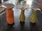 Set van 3 vaasjes, PTMD en des pots, Gebruikt, Aardewerk of Porselein, Ophalen of Verzenden, Minder dan 50 cm