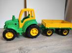 Leuke grote tractor met kar 65cm, Kinderen en Baby's, Speelgoed | Speelgoedvoertuigen, Ophalen of Verzenden, Zo goed als nieuw