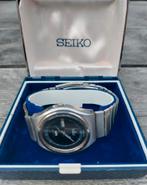 VINTAGE SEIKO 5 XL 6119-8610 AUTOMATIC DAY-DATE 21 JEWELS, Seiko, Staal, Met bandje, Polshorloge