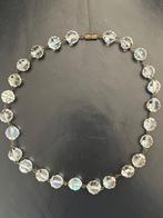 Art-Deco gefacetteerde glaskralen ketting., Sieraden, Tassen en Uiterlijk, Antieke sieraden, Verzenden, Overige materialen, Ketting