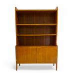 Zweedse vintage boekenkast, Huis en Inrichting, Scandinavisch design | Vintage | Zweeds, 100 tot 150 cm, ?, 25 tot 50 cm