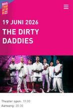 2 tickets Thr Dirty Daddies, Twee personen, Juni