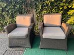 Tuinset, Tuin en Terras, 4 zitplaatsen, Gebruikt, Rotan, Ophalen of Verzenden