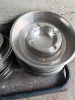 Rvs asbakken, Ophalen of Verzenden, Gebruikt, Luciferdoosjes of -merken