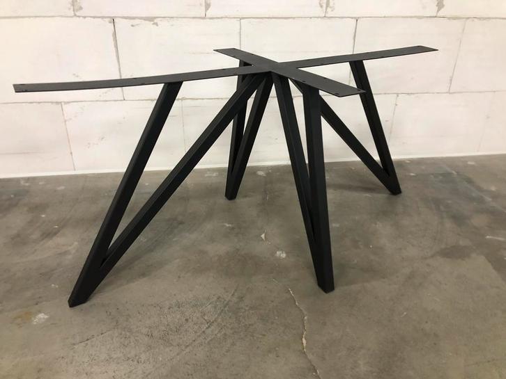 Metalen vlinderpoot tafelpoot Zwart ovale of rechte tafel, Huis en Inrichting, Woonaccessoires | Overige, Nieuw, Ophalen of Verzenden