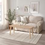 IKEA BRÖNDEN Vloerkleed, laagpolig, handgemaakt beige, Ophalen, Wit, 200 cm of meer, Rechthoekig