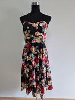 J189 - Hearts & Roses halterjurk maat 42 (1), Kleding | Dames, Blauw, Maat 42/44 (L), Ophalen of Verzenden, Zo goed als nieuw